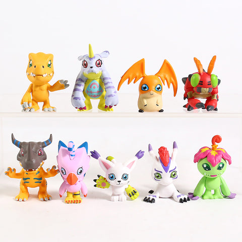 Action Figure Digimon - 9 Peças