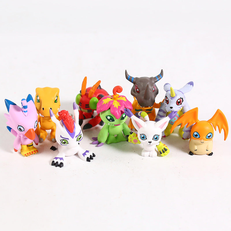 Action Figure Digimon - 9 Peças