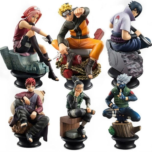 Kit Action Figure Naruto - 6 Peças