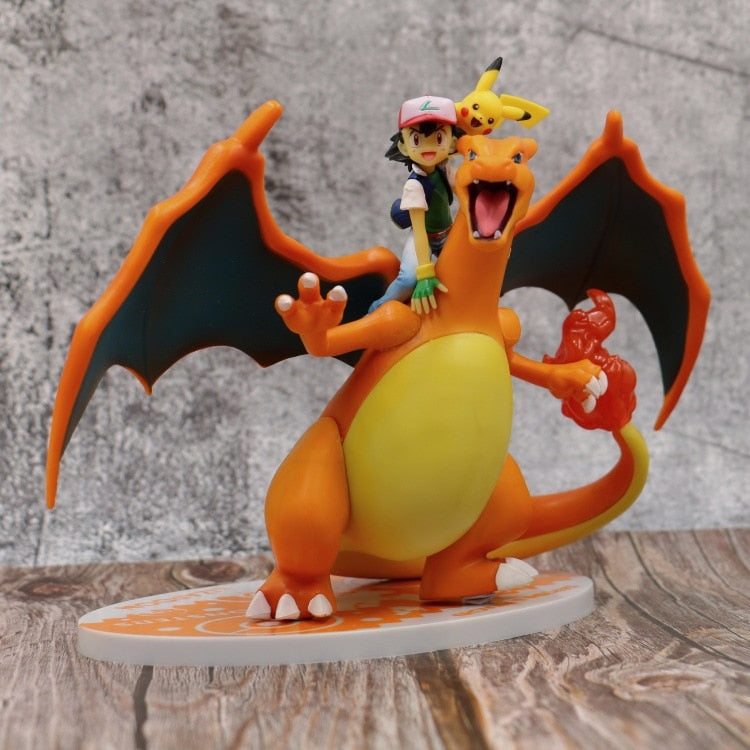 Action Figure Pokemon - Charizard Ash Ketchum Pikachu