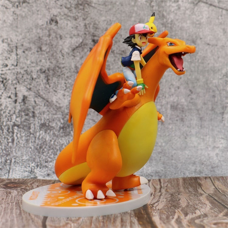 Action Figure Pokemon - Charizard Ash Ketchum Pikachu