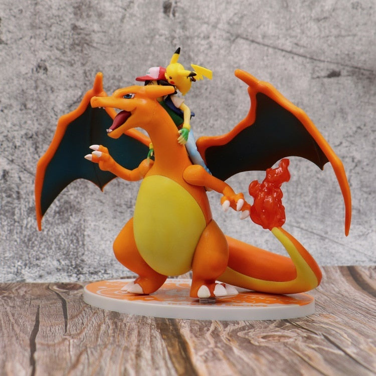 Action Figure Pokemon - Charizard Ash Ketchum Pikachu
