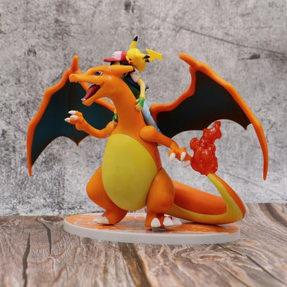 Action Figure Pokemon - Charizard Ash Ketchum Pikachu